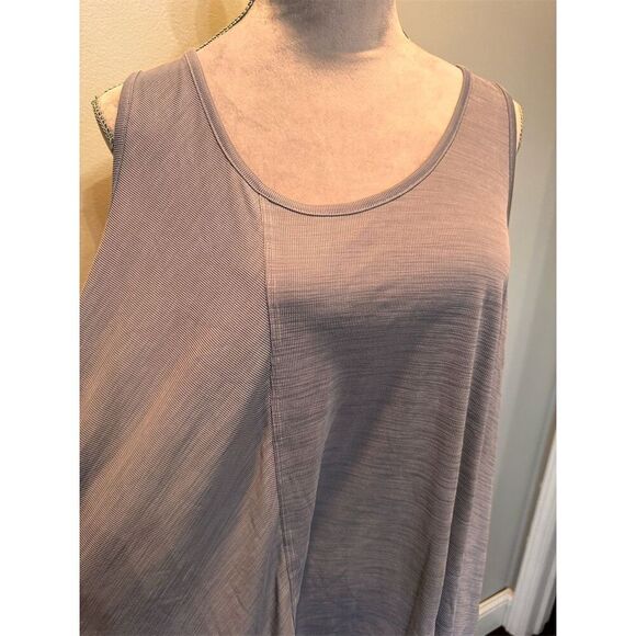 Athleta Women's 2XL Gray Sleeveless Tunic Tank Top Casual Relaxed Fit NWT - Picture 6 of 13